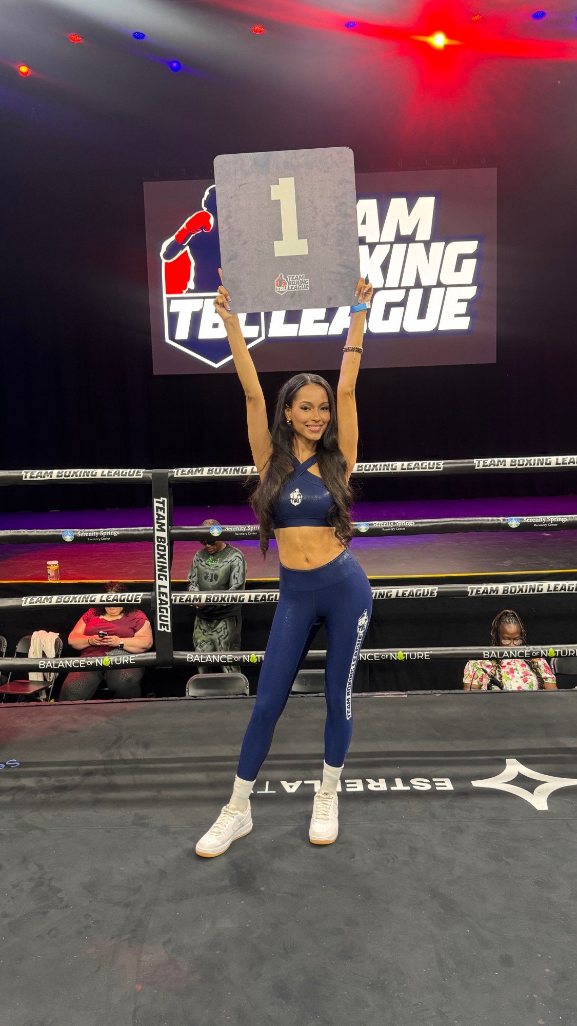 Danni Derr at Team Boxing League